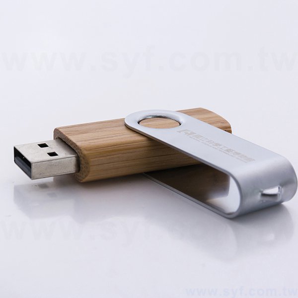 金屬木質隨身碟-原木金屬禮贈品USB-木製金屬旋轉隨身碟-客製隨身碟容量可印製企業logo-採購訂製印刷推薦禮品_7